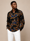 AfroWave Luxe Men’s Button-Up